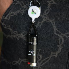 RIPNDIP Puff Puff Retractable Keychain (Black)