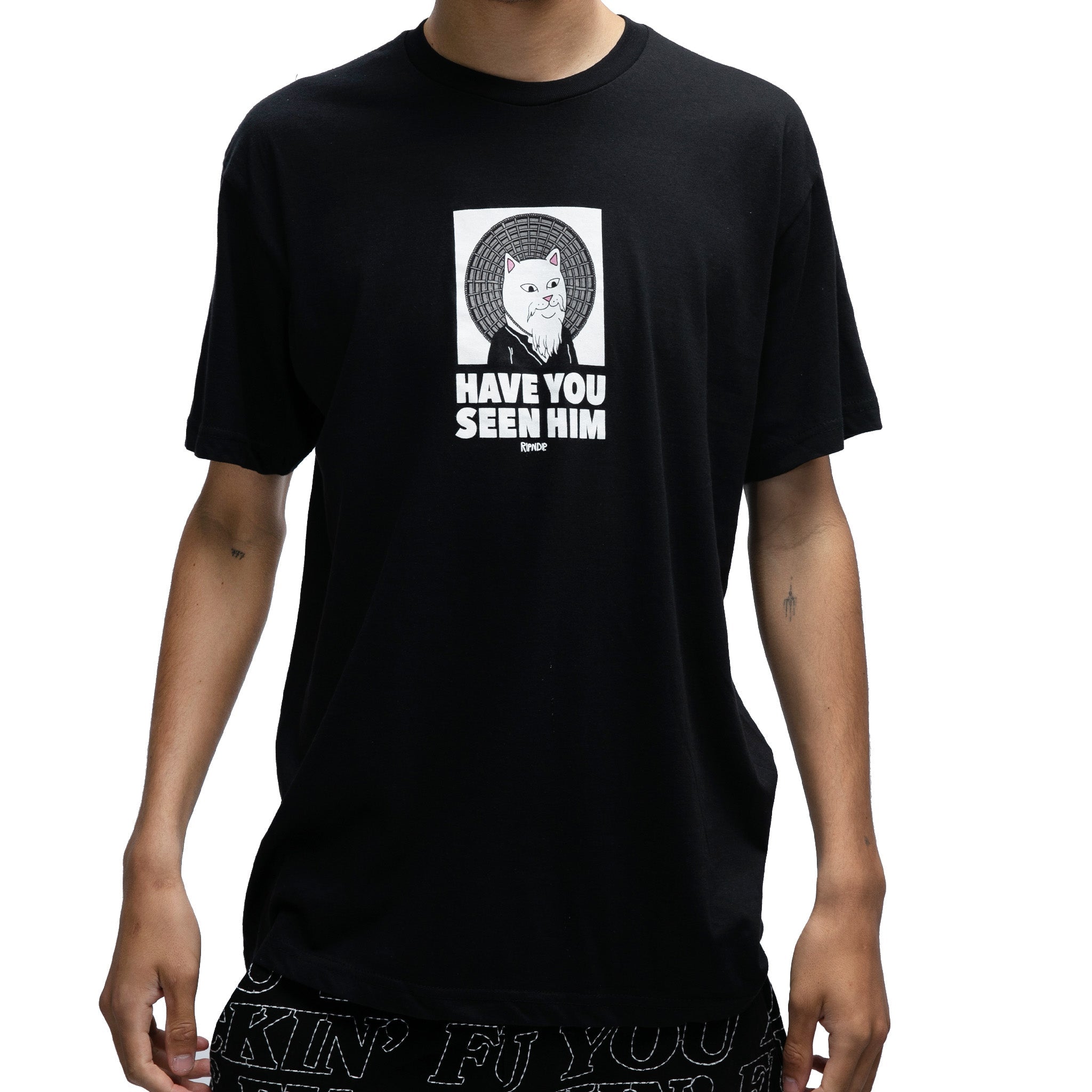 RIPNDIP Have You Seen Him? Tee (Black)