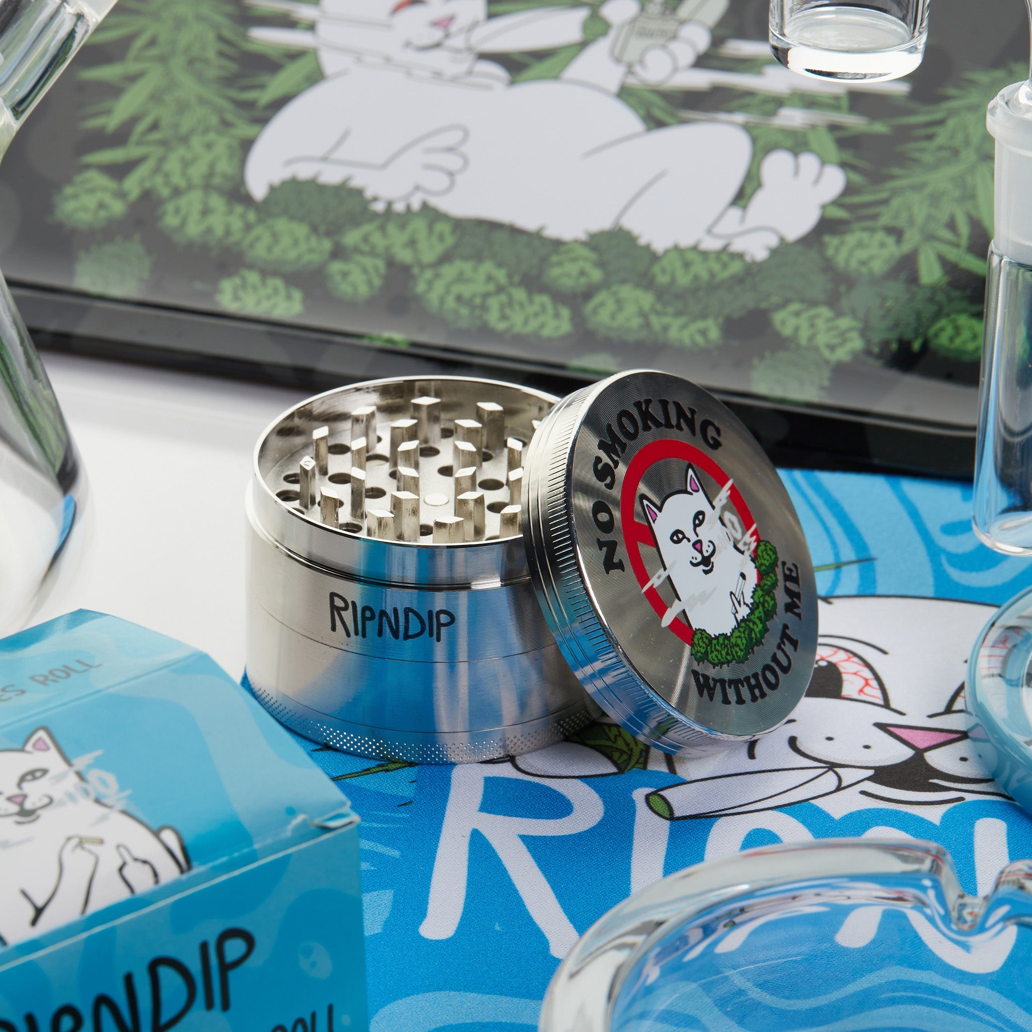 RIPNDIP No Smoking Grinder (Silver)