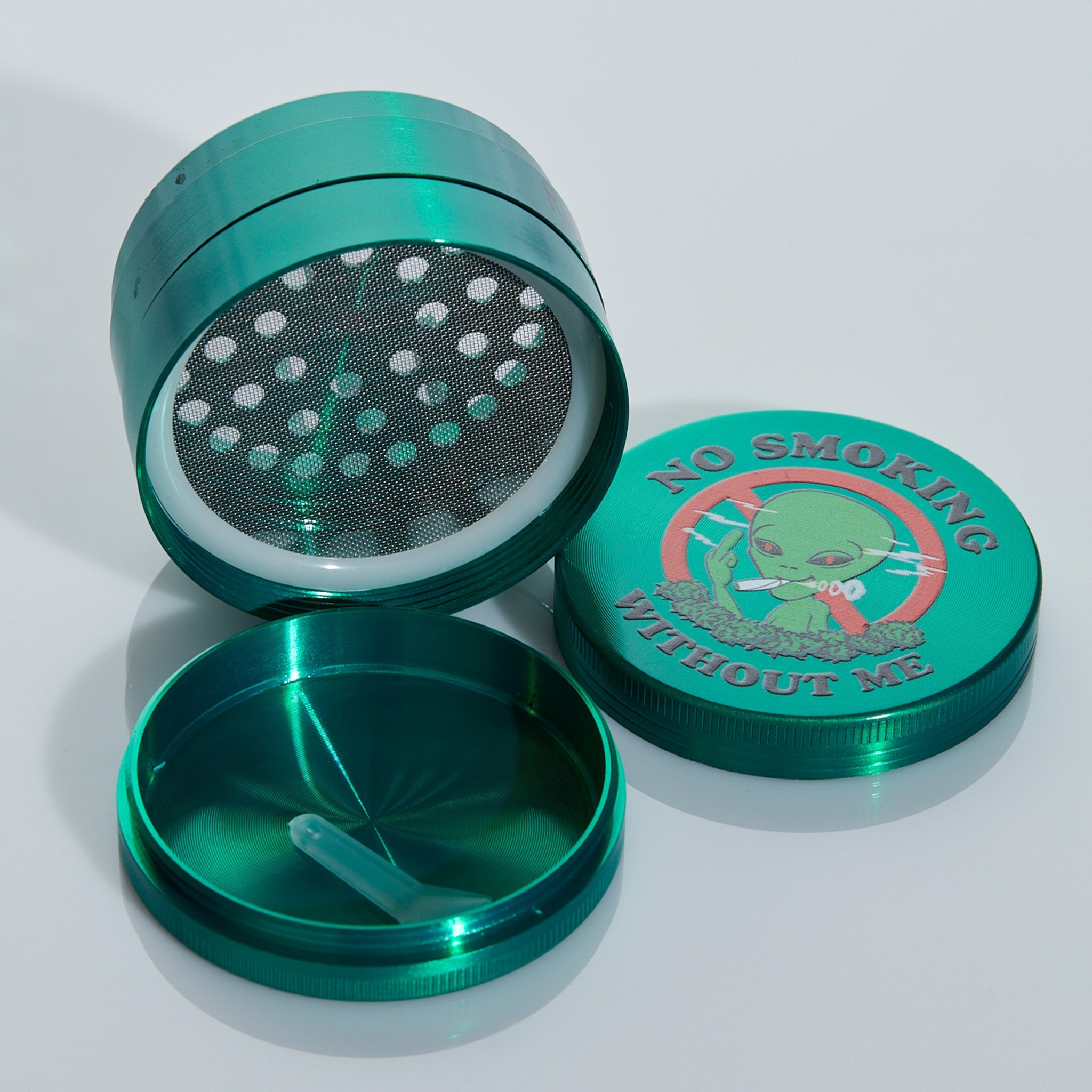 RIPNDIP We Out Here No Smoking Grinder (Green)