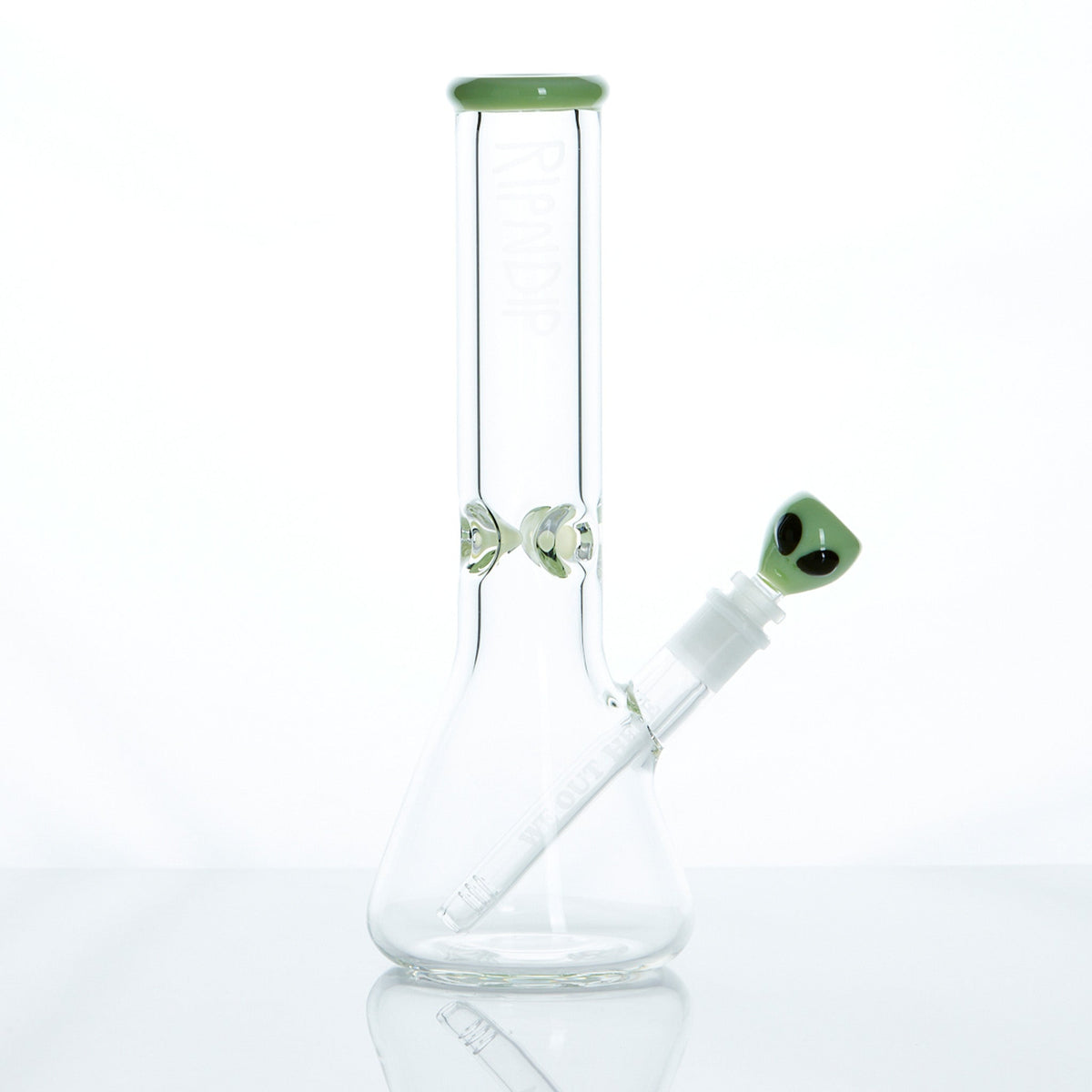 RIPNDIP We Out Here Glass Beaker (Green)