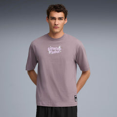RIPNDIP PUMA X RIPNDIP Boxy Graphic Tee (Plum Jam)