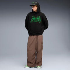 RIPNDIP PUMA X RIPNDIP Boxy Graphic Hoodie (Puma Black)