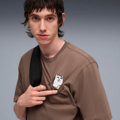 RIPNDIP PUMA X RIPNDIP Lord Nermal Pocket Tee (Flat Bronze)