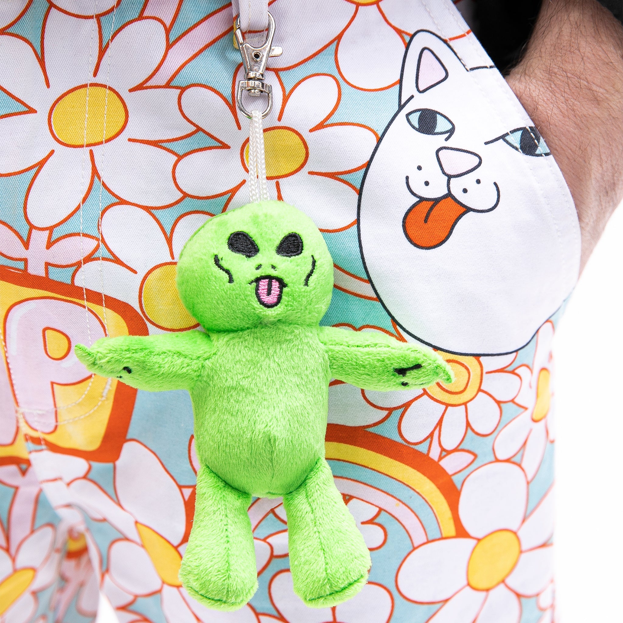 RipNDip Lord Alien Plush Keychain (Green)