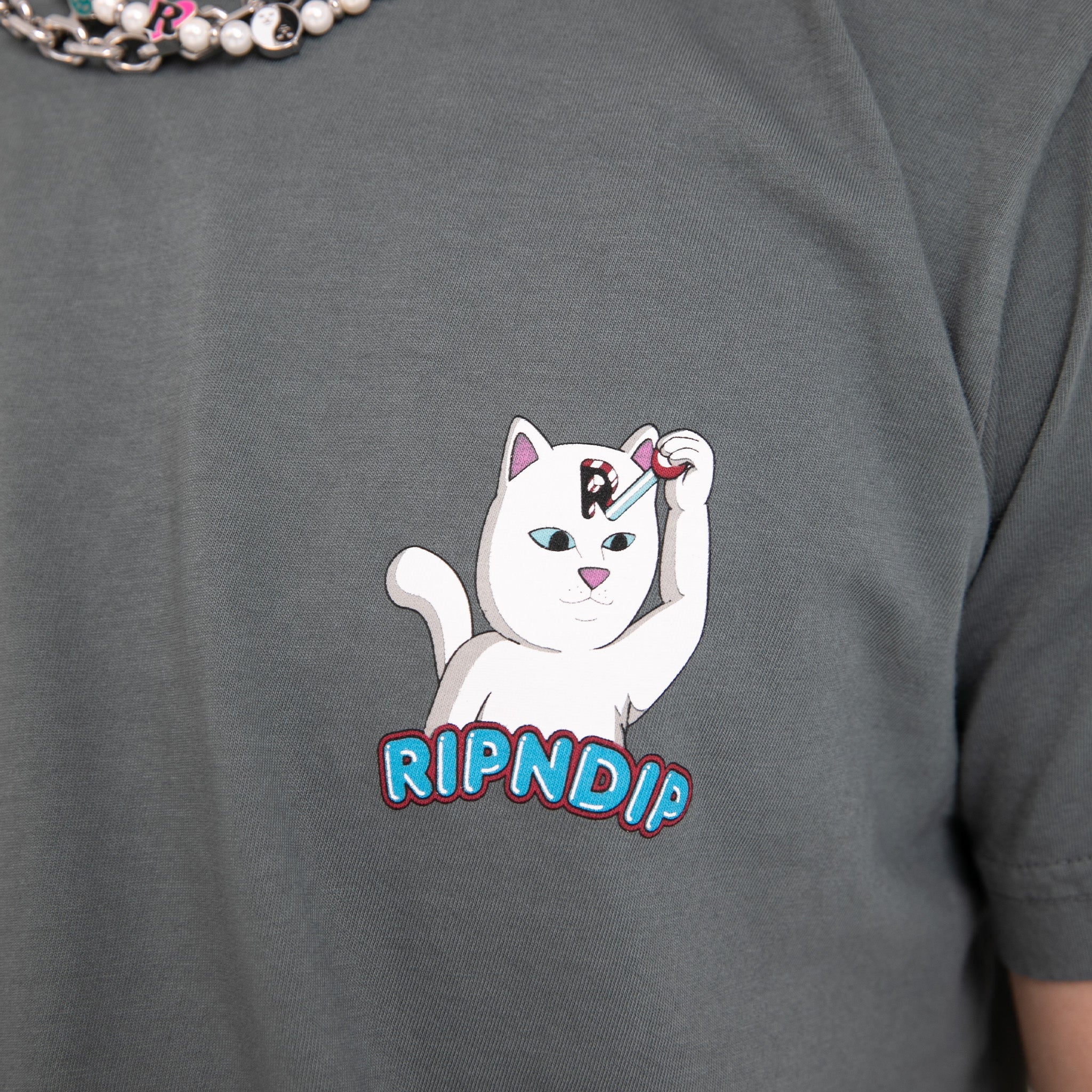 RIPNDIP Control Your Mind Tee (Charcoal)