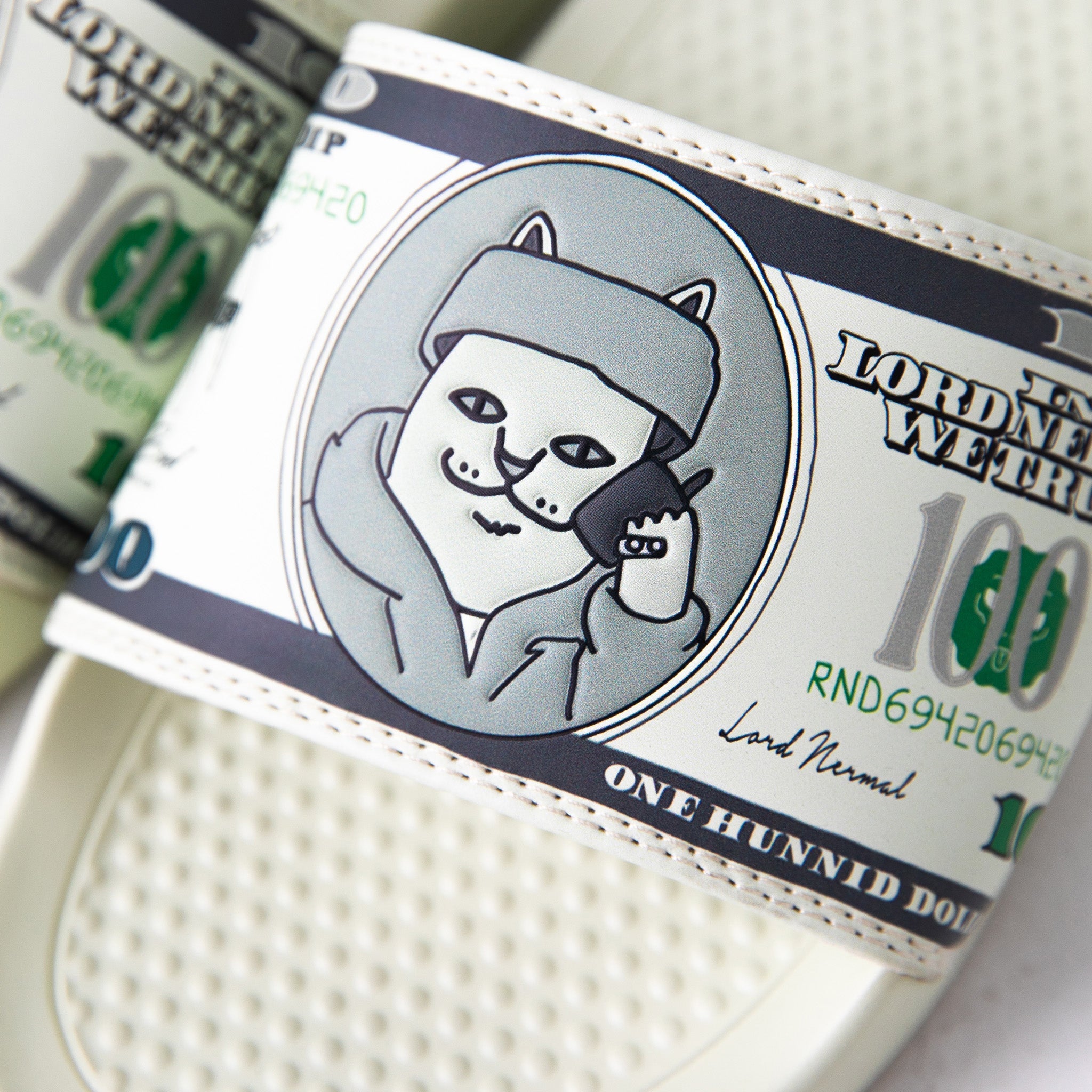 RIPNDIP Moneybag Slides (Olive)
