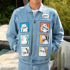 351544 Frustration Denim Jacket (Medium Wash)