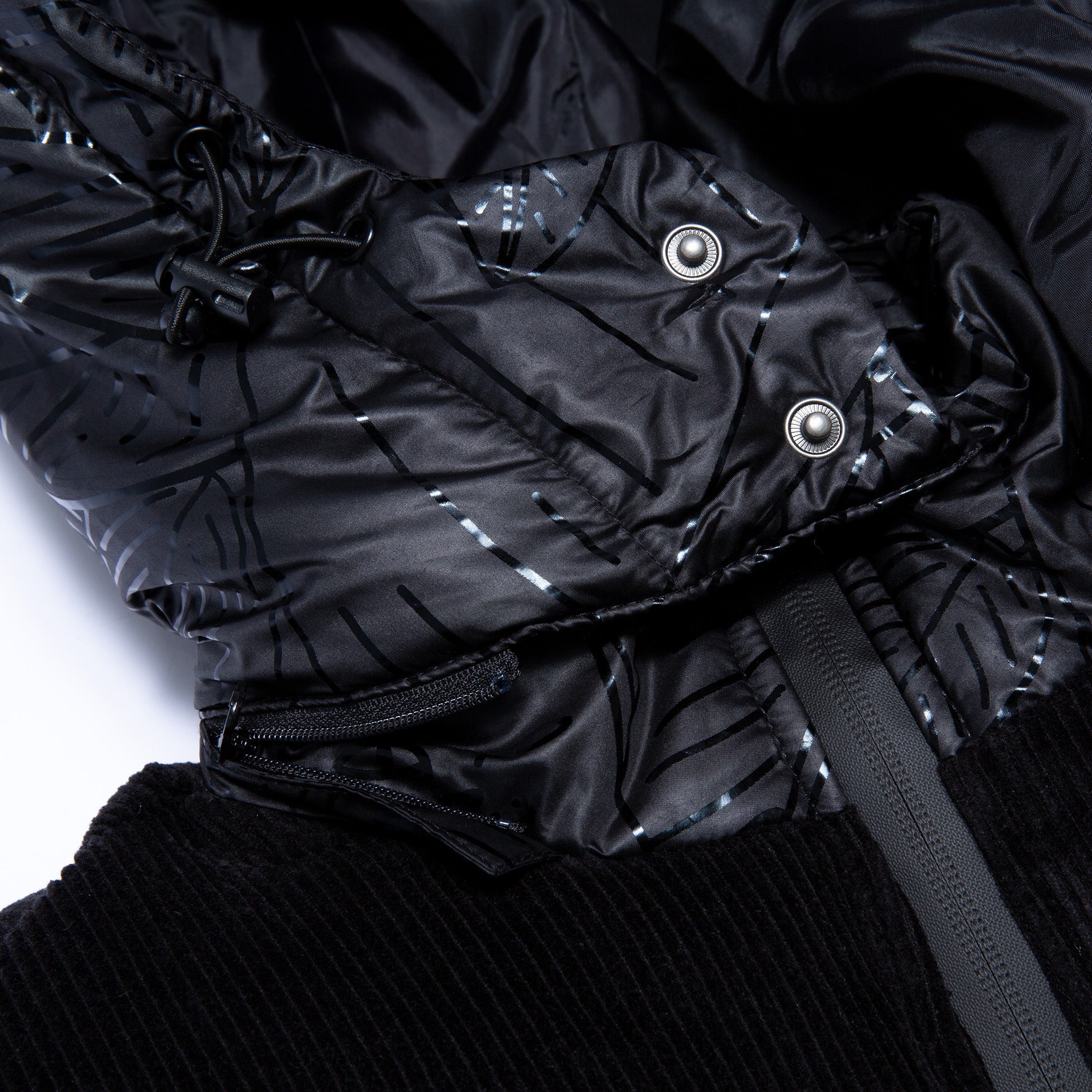 RIPNDIP Griffith Hooded Puffer Jacket (Black)