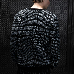 RIPNDIP Drug From God Knit Mohair Sweater (Black)
