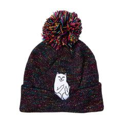 RipNDip Lord Nermal Pom Beanie (Black Multi)