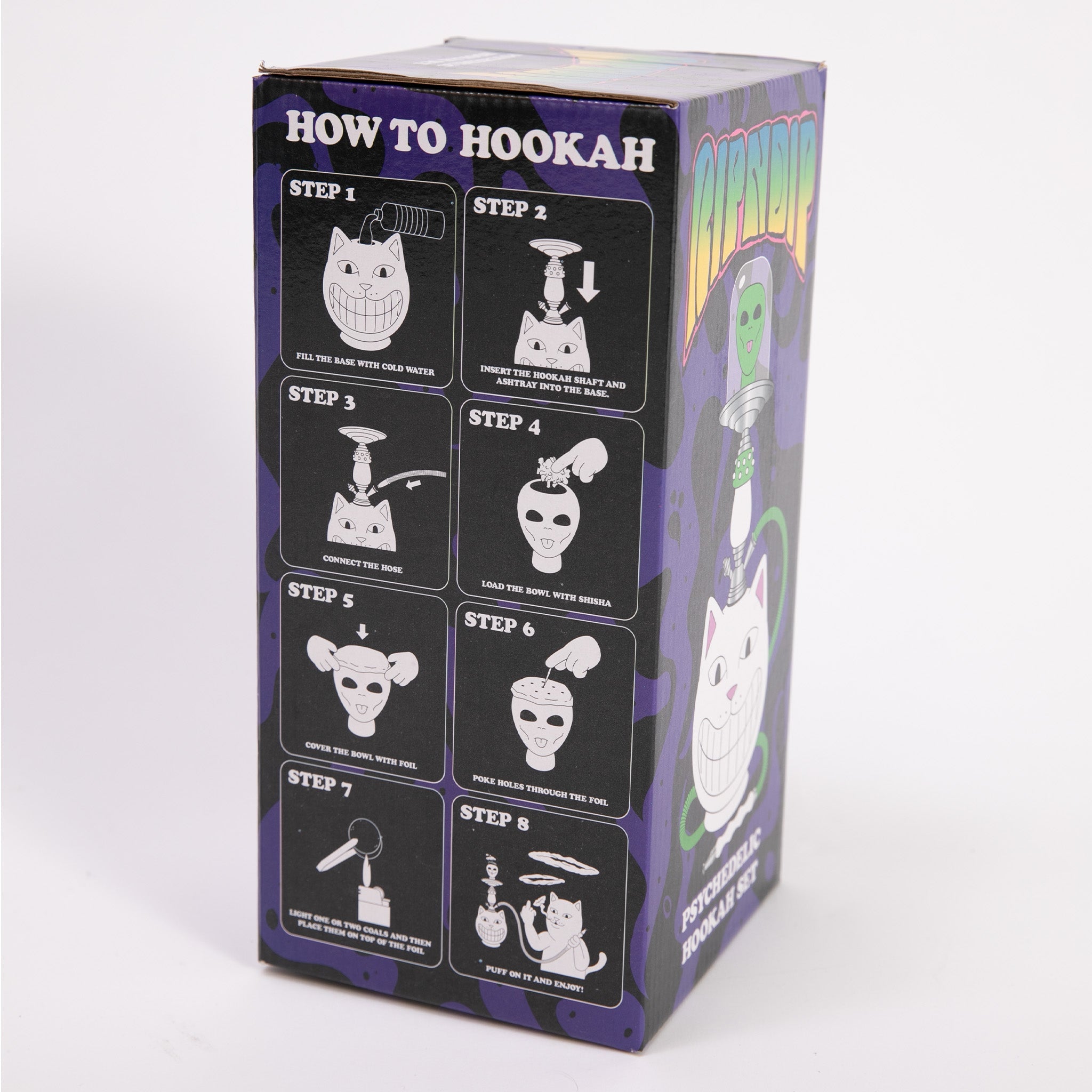 RIPNDIP Psychedelic Garden Hookah Set (White)