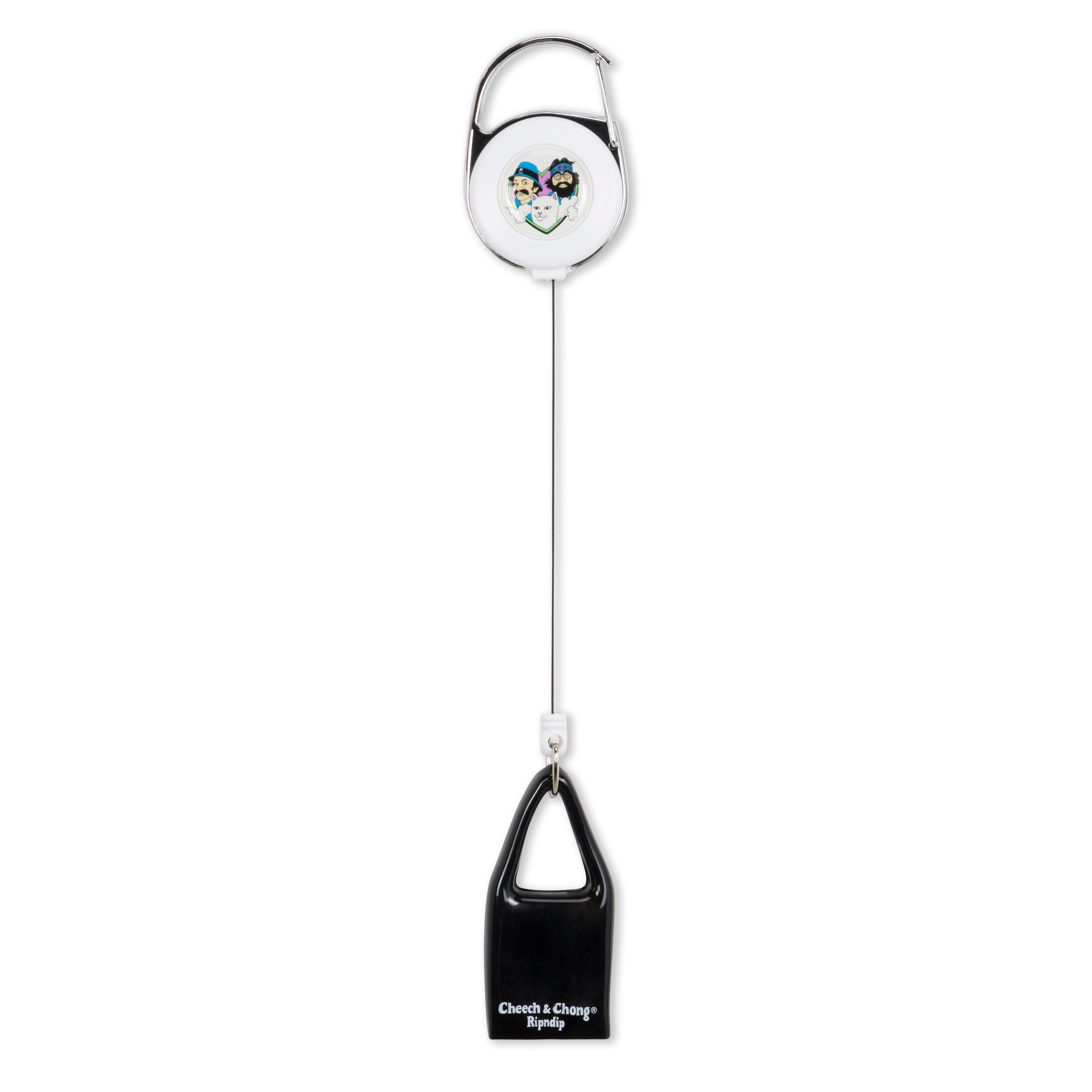 RIPNDIP I &lt;3 Pot Retractable Keychain (Black)