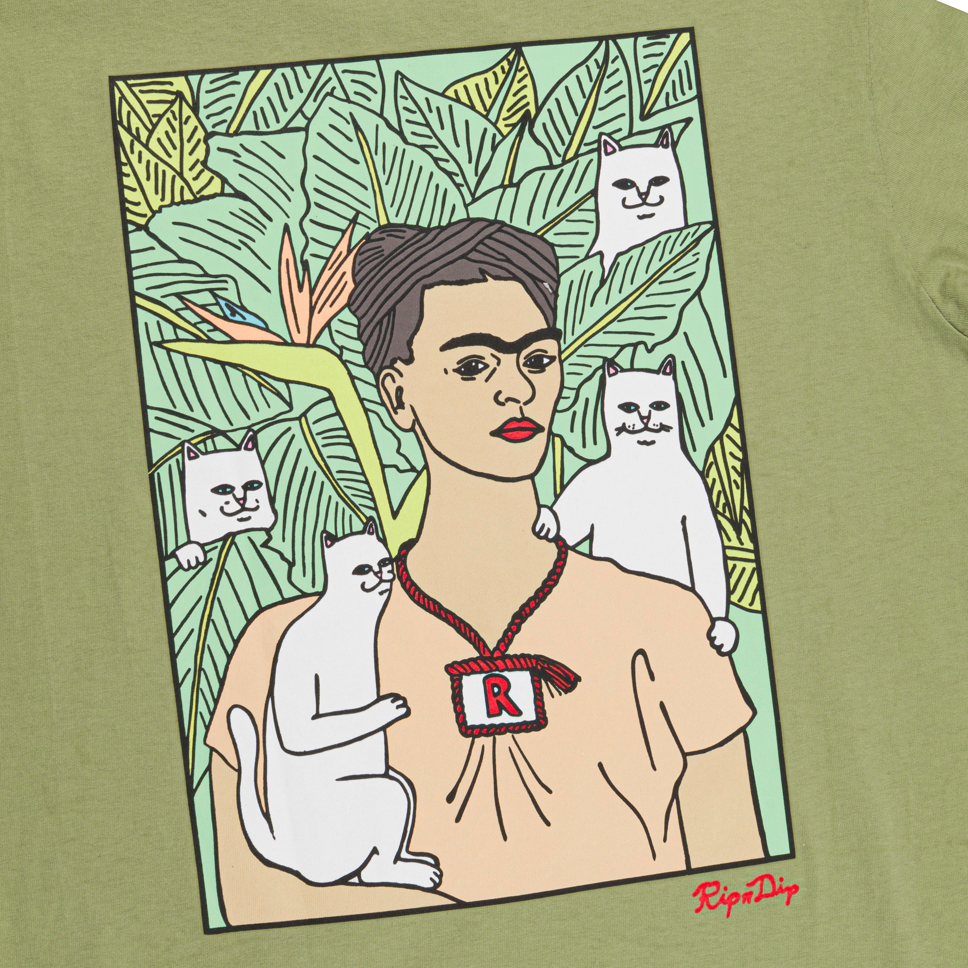 RIPNDIP Nermal Portrait Tee (Light Forest)