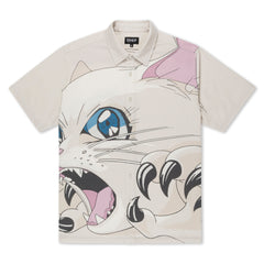RIPNDIP Metal Claw Button Up Shirt (Bone)