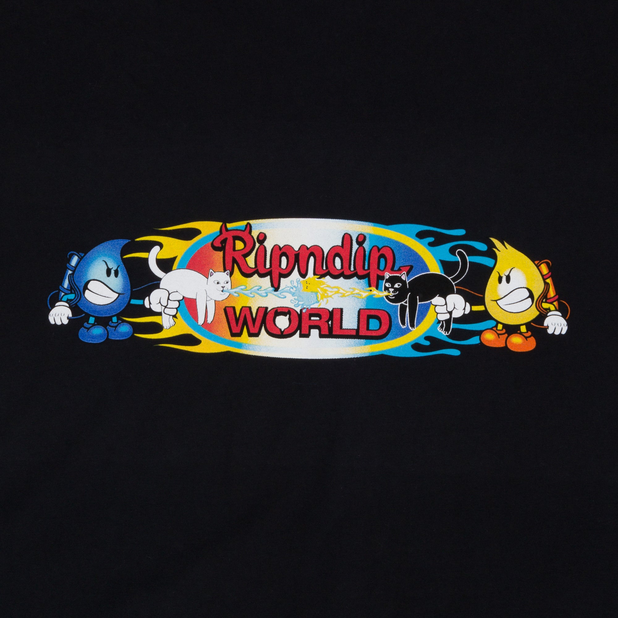 RIPNDIP Water Nerm Vs Flame Jerm Tee (Vintage Black)