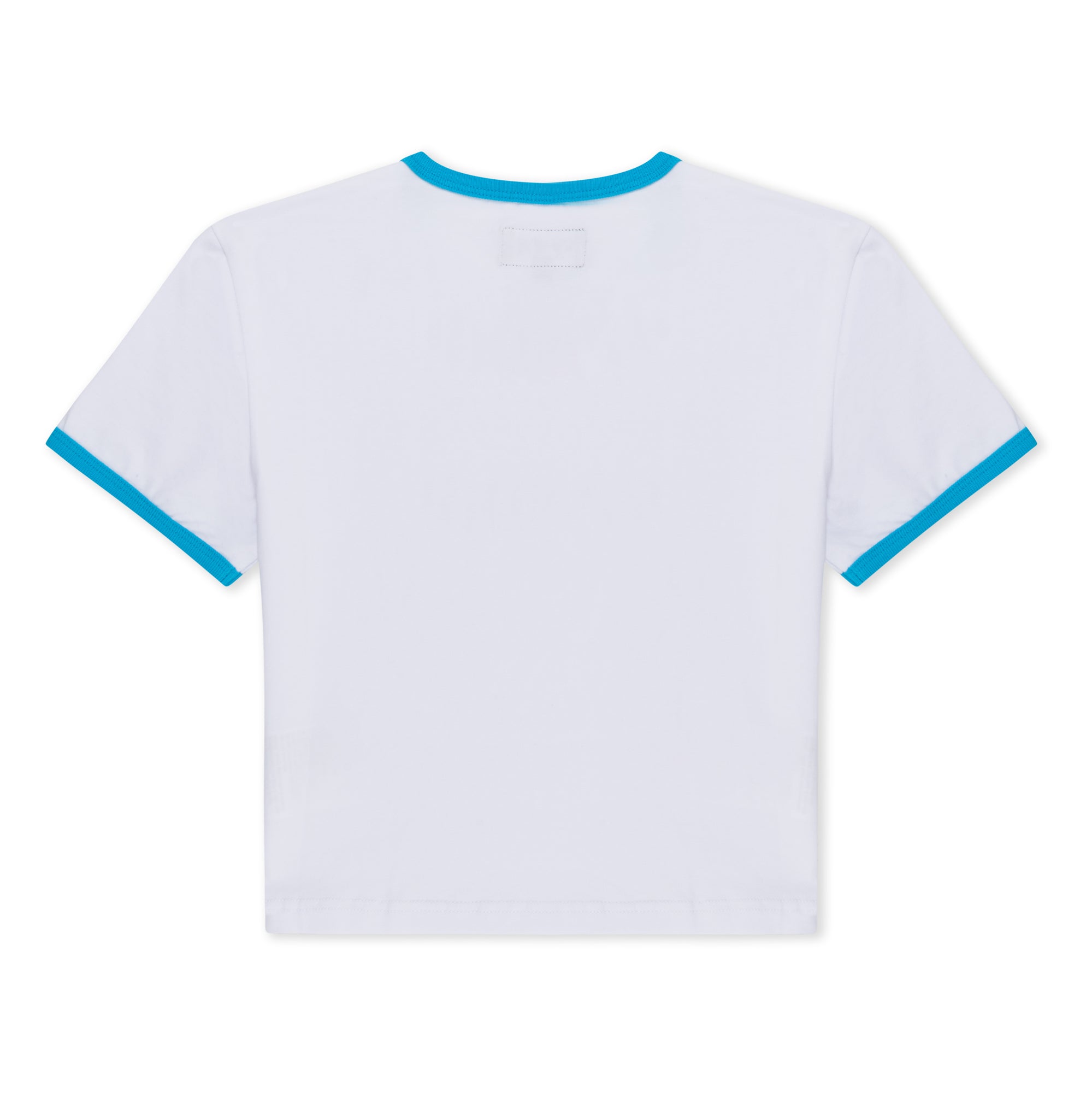 RIPNDIP Digital Dream Cropped Ringer Tee (White/Blue)