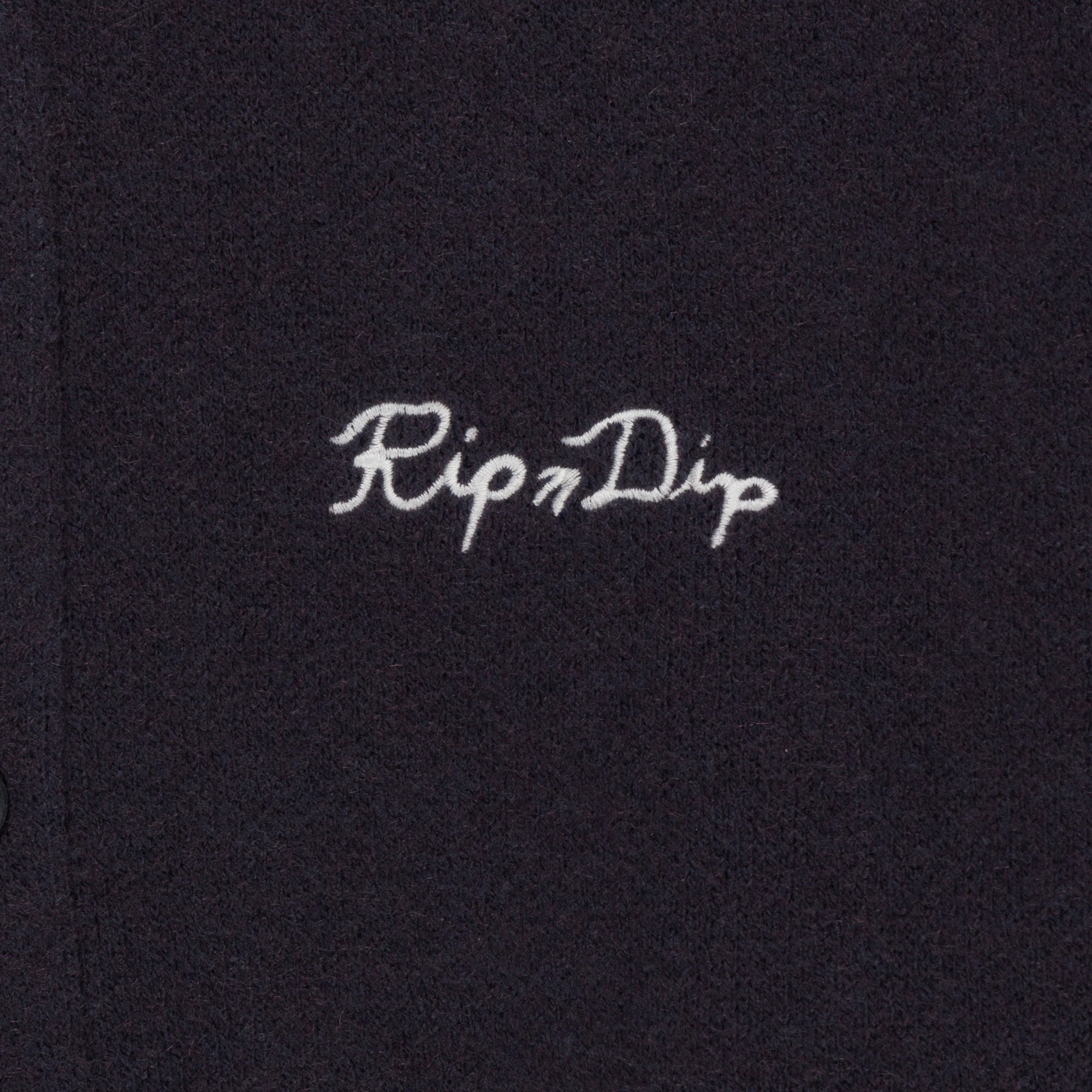 RIPNDIP Big Head Knit Cardigan (Charcoal)