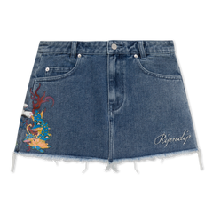 RIPNDIP Travis Denim Skirt (Light Wash)