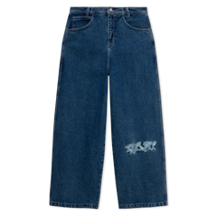 RIPNDIP Ace Ultra Wide Leg Pants (Medium Wash)