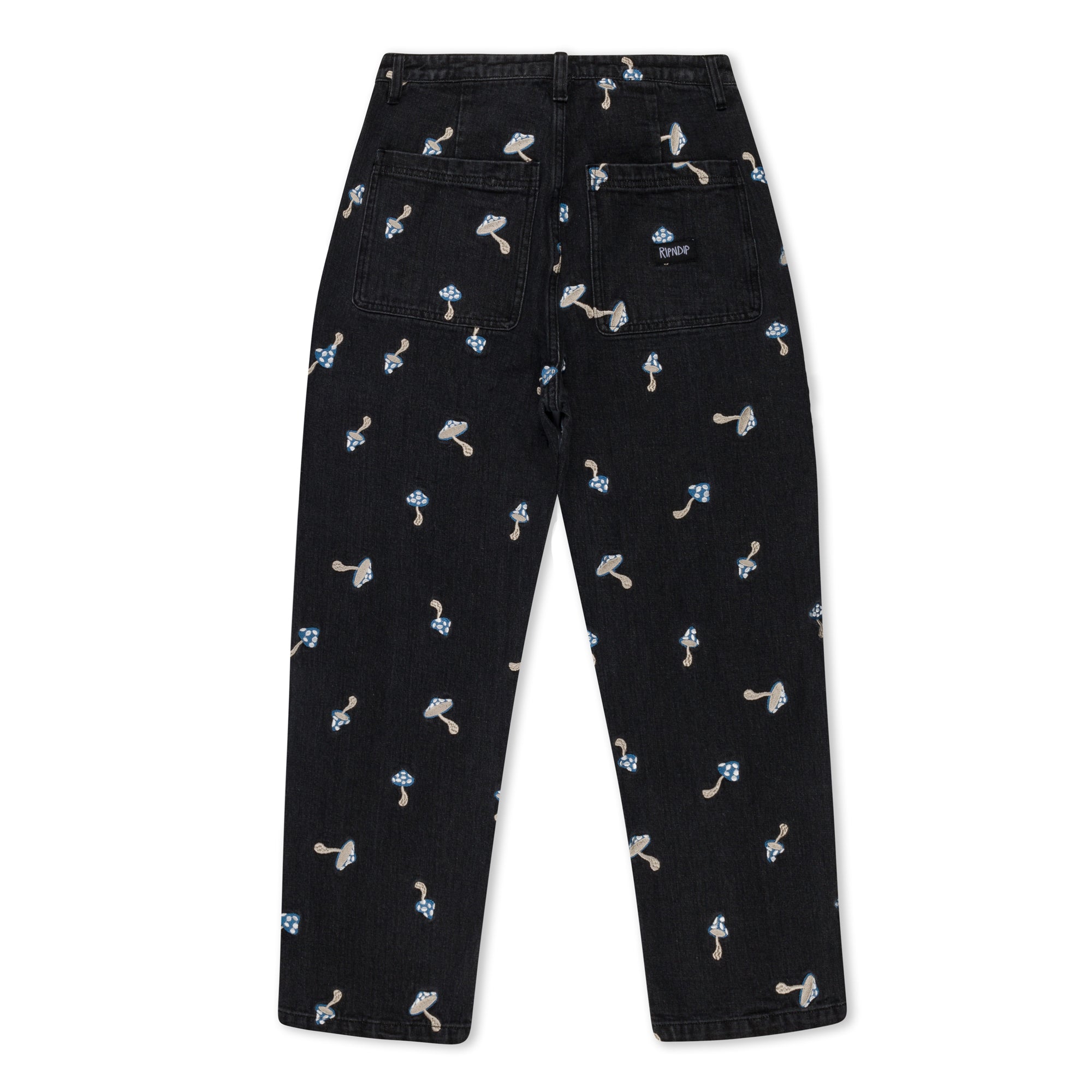RIPNDIP Euphoria Wide Leg Denim Pants (Black Wash)