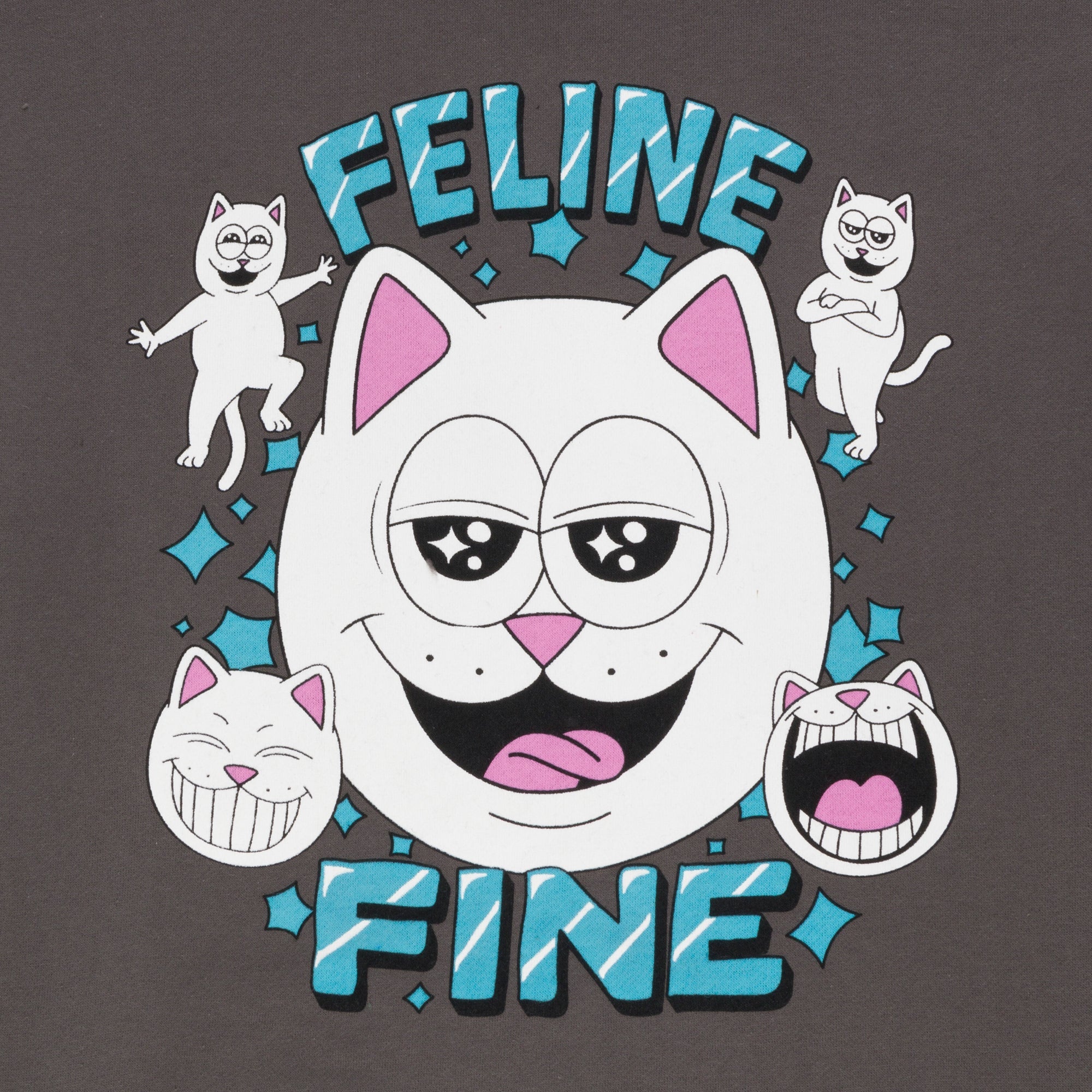 RIPNDIP Feline Fine Hoodie (Charcoal)