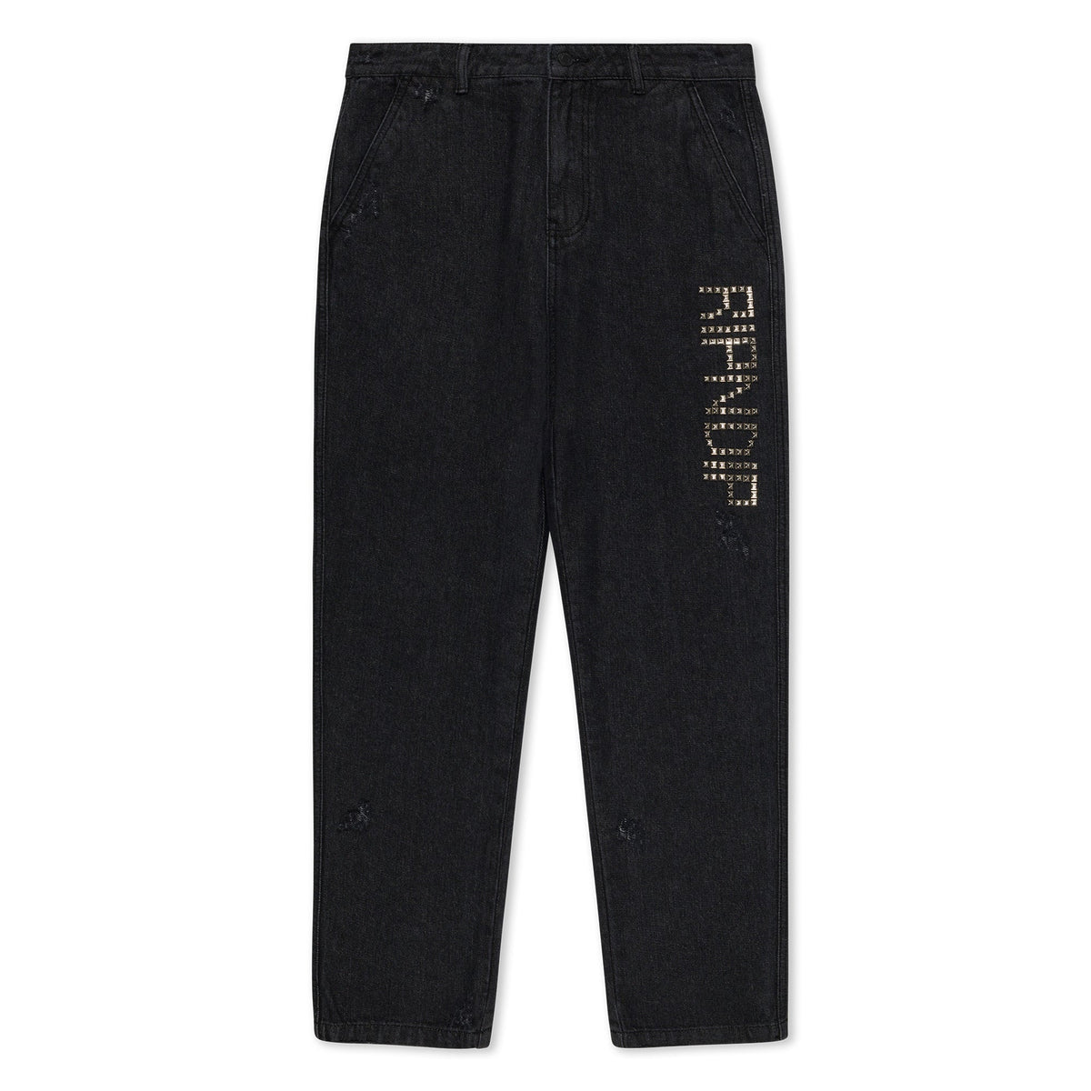 RIPNDIP Rockstar Distressed Denim Pants (Black)