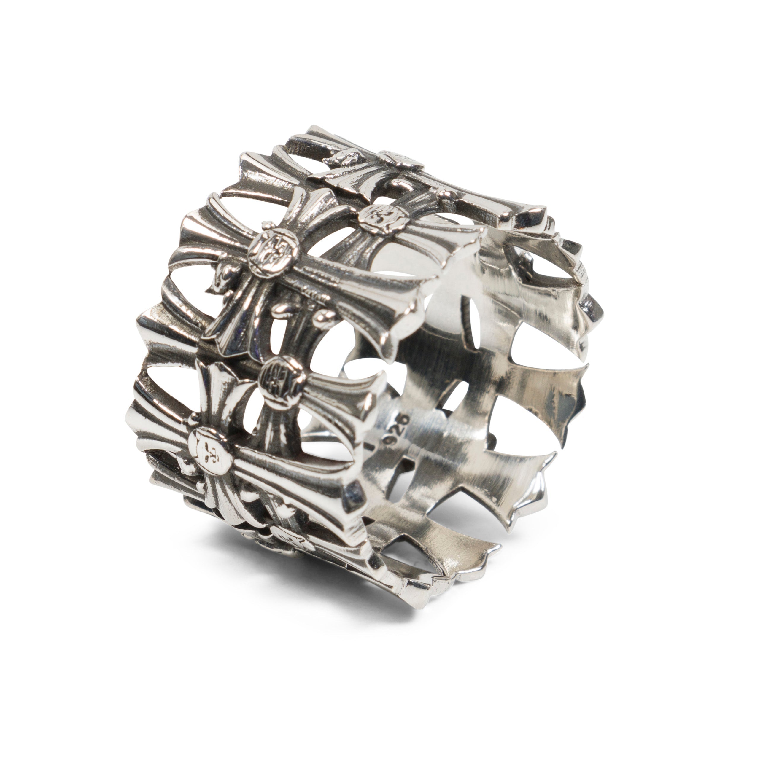 RIPNDIP Chrome Cross Ring (Silver)