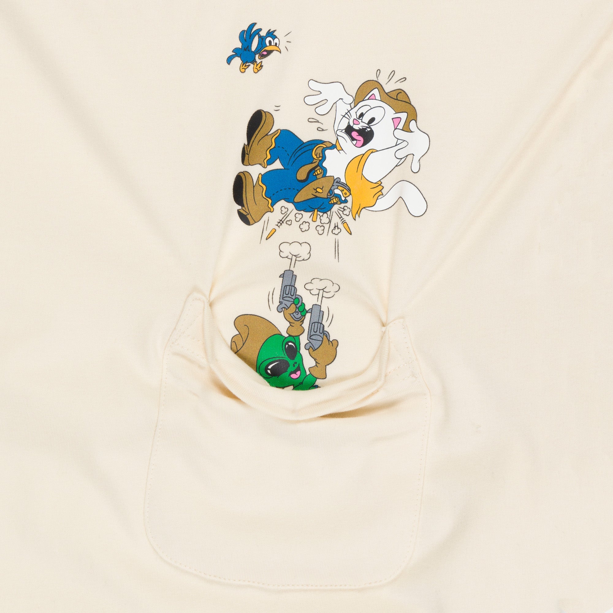 RIPNDIP Pew Pew Pocket Tee (Natural)