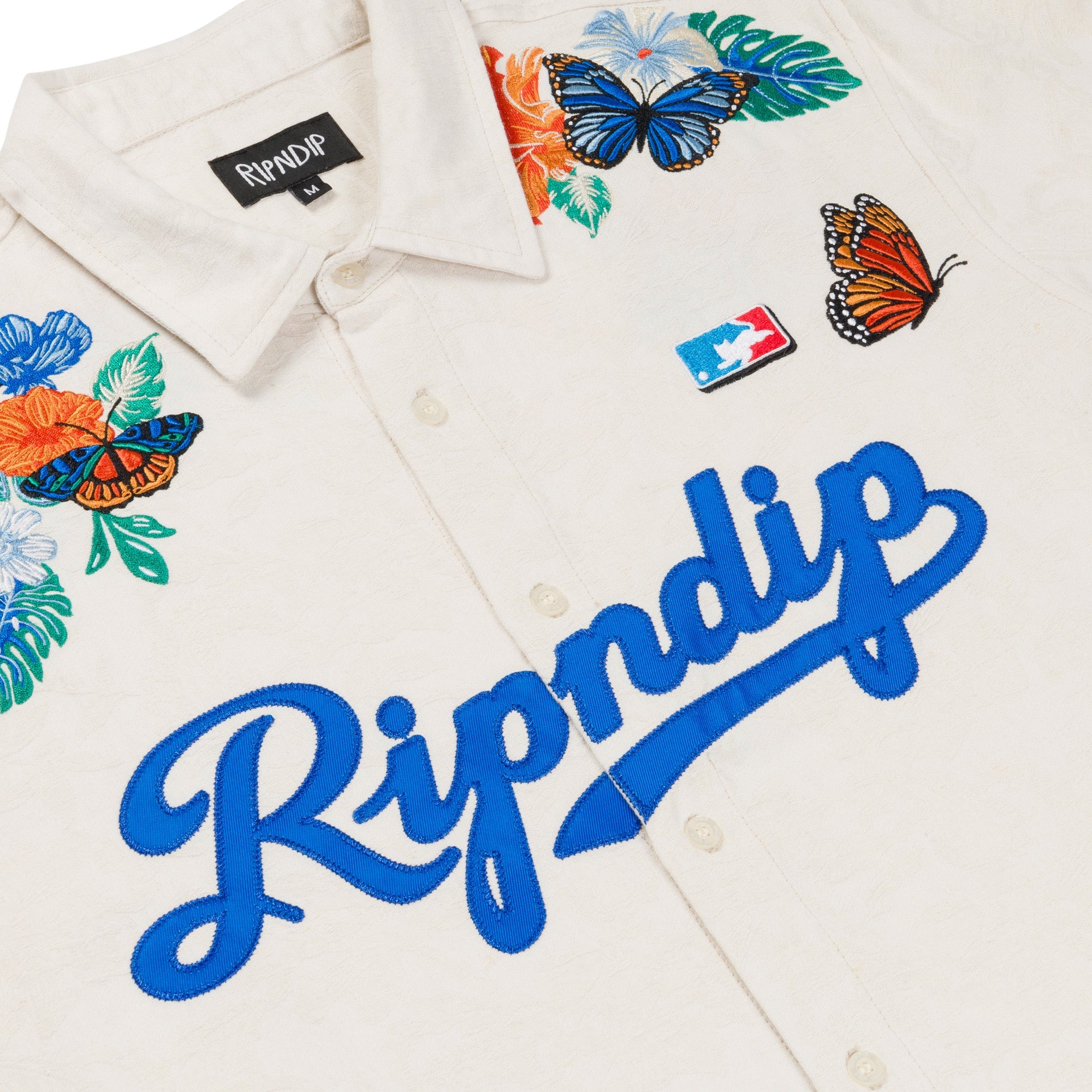385394 Los Ripndip Button Up (Off White)