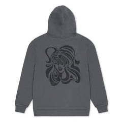 368219 Beautiful Trip Rhinestone Hoodie (Charcoal)