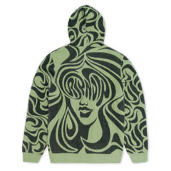 368222 Beautiful Fomo Mohair Hoodie (Pistachio)