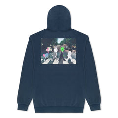 RIPNDIP Crosswalk Hoodie  (Navy Vintage Wash)