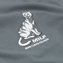 RIPNDIP Man I Love Felines Tee (Charcoal)
