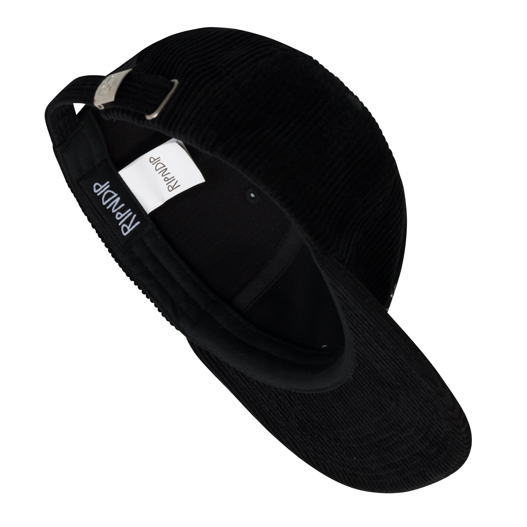 RIPNDIP Kinetic Field 6 Panel Corduroy Strapback (Black)