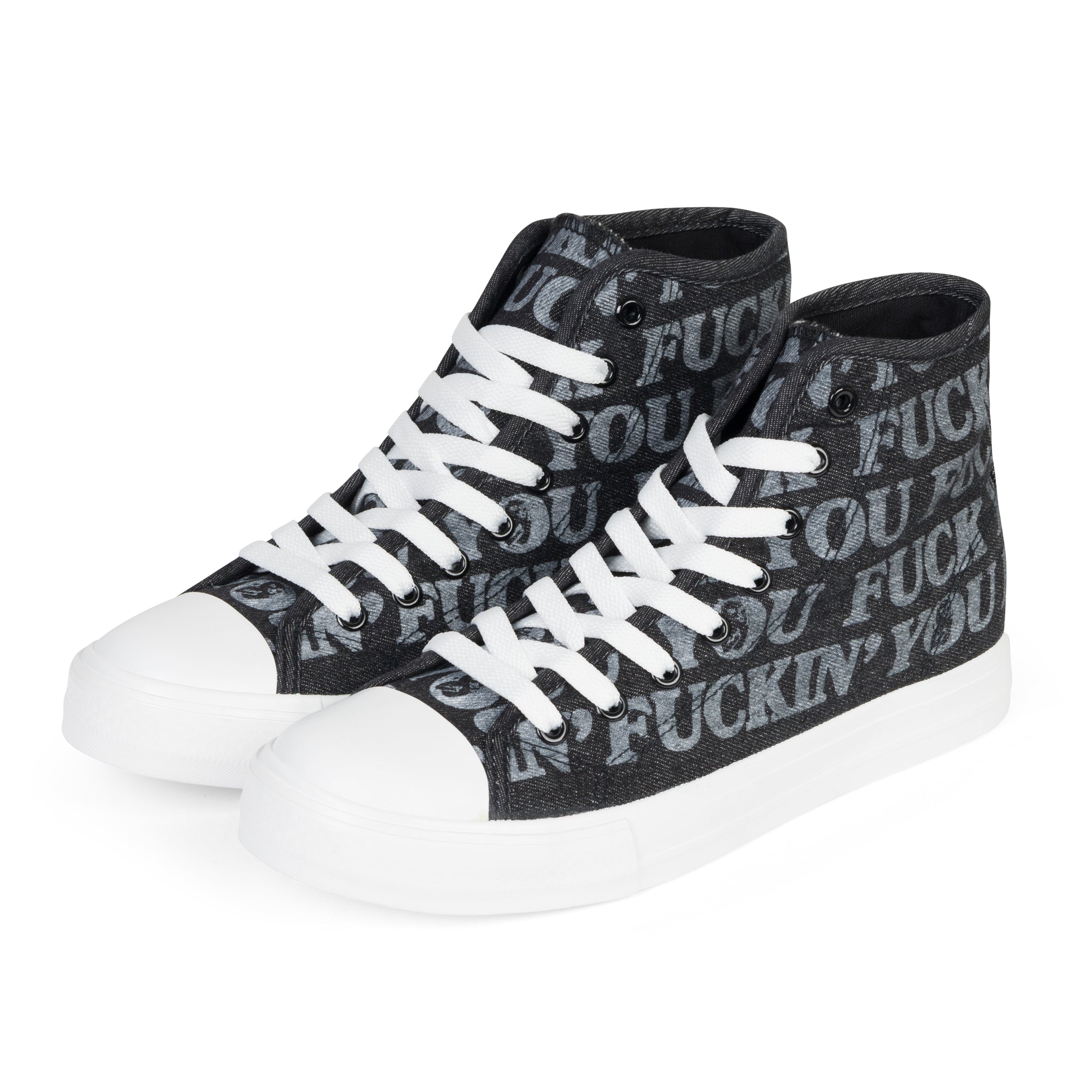 RIPNDIP Fuckin Fuck High Top Shoes (Black)