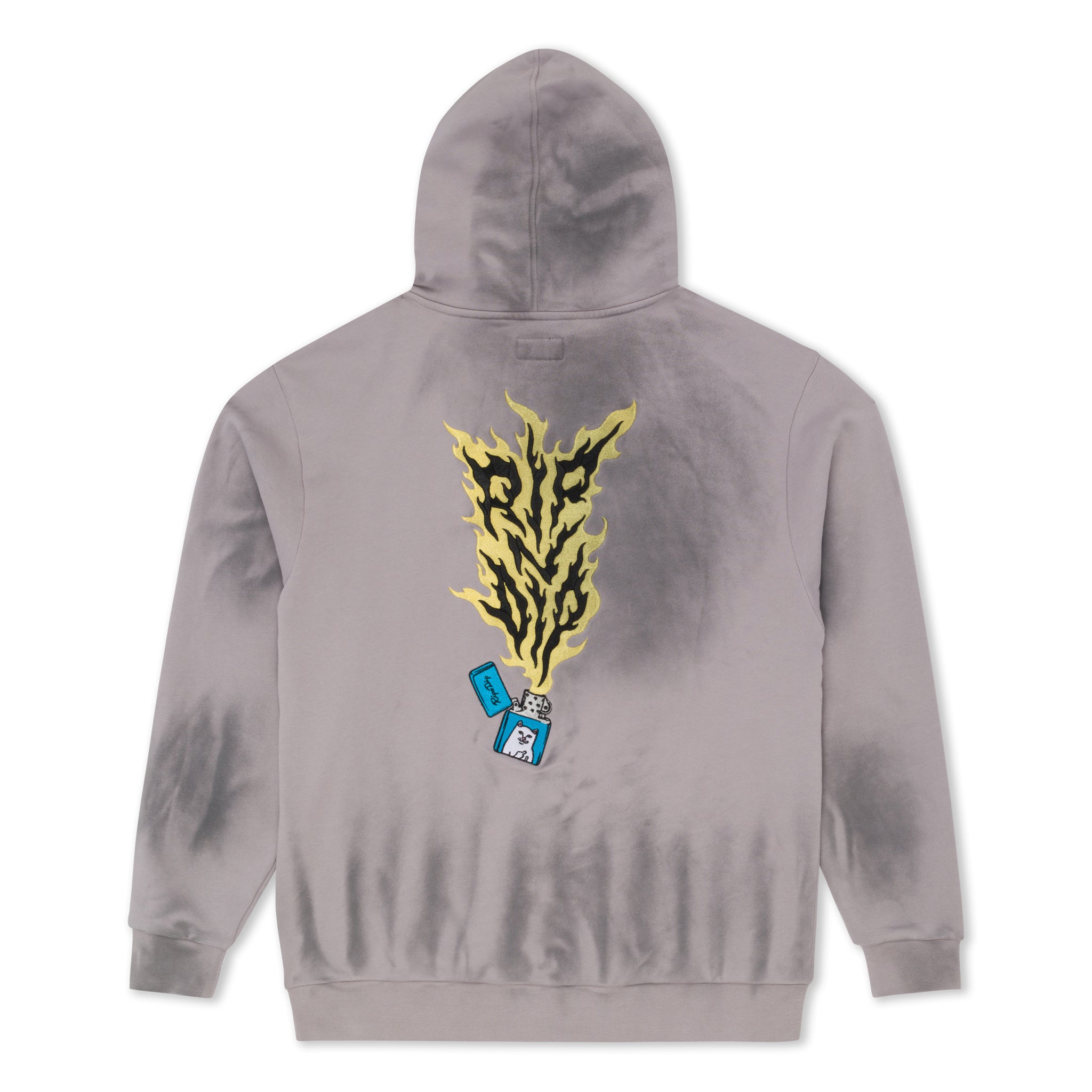 RIPNDIP Ripnlit Hoodie (Charcoal Faded Wash)