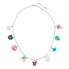 RIPNDIP Lucky Charms Necklace (Silver)