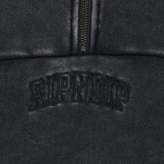 RIPNDIP Night Quarter Zip Sweatshirt (Black)