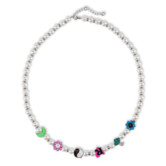 RIPNDIP Lucky Charms Pearl Necklace (Multi)