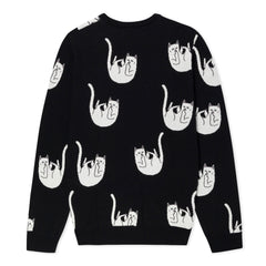 374850 Falling Nerm Knit Sweater (Black)