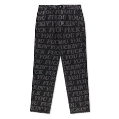 RIPNDIP F.U.F.F. Washed Denim Pants (Black)