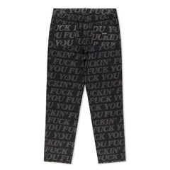 RIPNDIP F.U.F.F. Washed Denim Pants (Black)