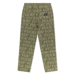 RIPNDIP F.U.F.F. Washed Denim Pants (Light Olive Denim)