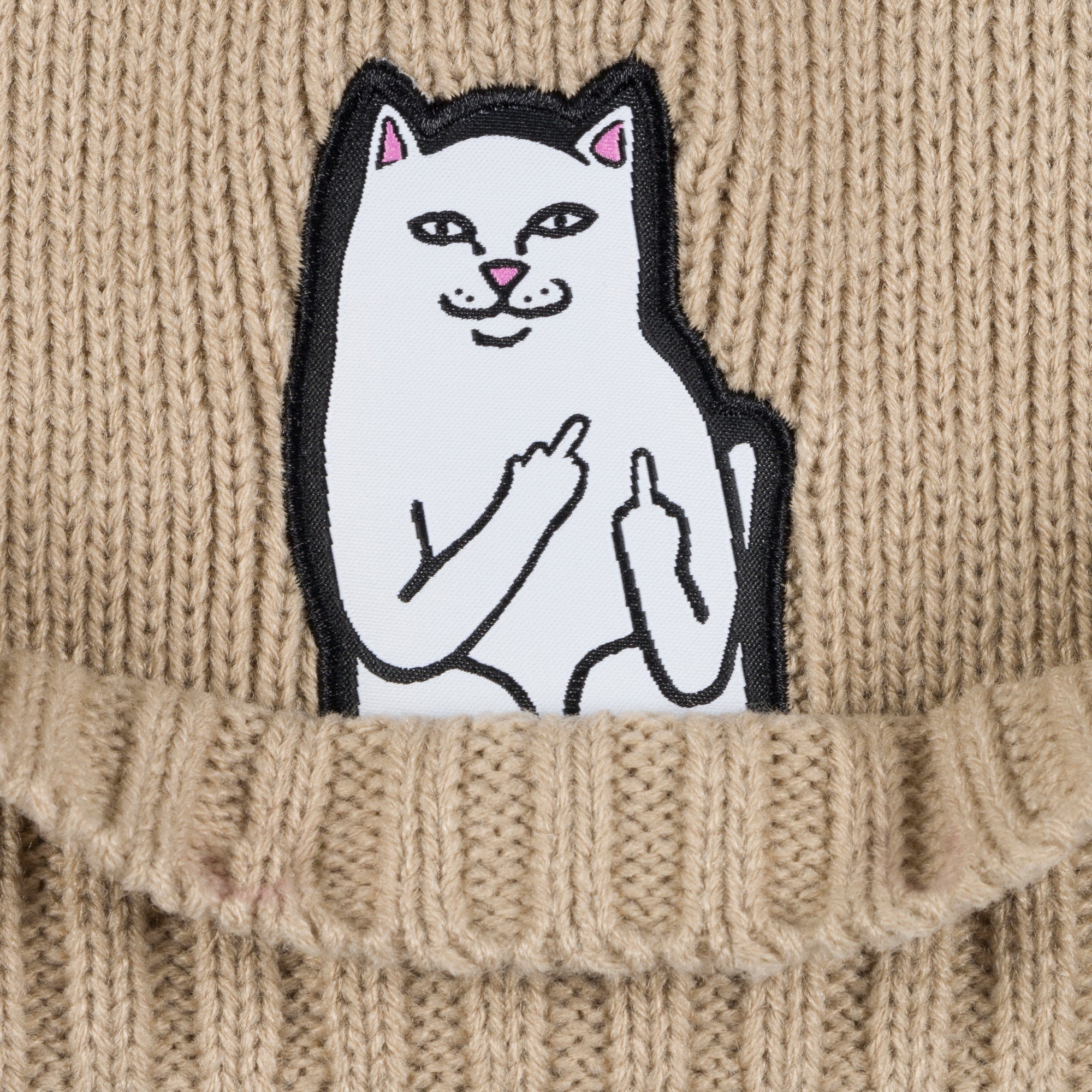 RIPNDIP Lord Nermal Beanie (Off White)