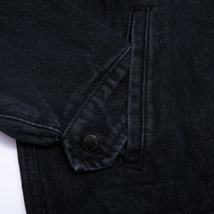 RIPNDIP La Brea Peeking Nermal Work Jacket (Black Washed Denim)