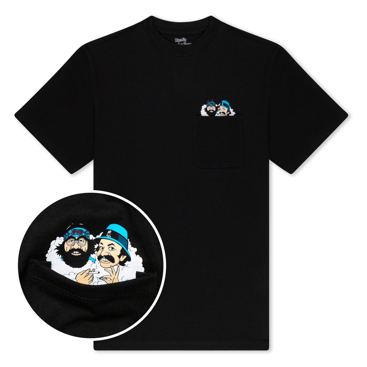 RIPNDIP Cheech and Chong Pocket Tee (Black)