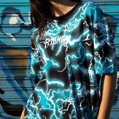 RIPNDIP Nikola Embroidered Tee (Black/Blue)