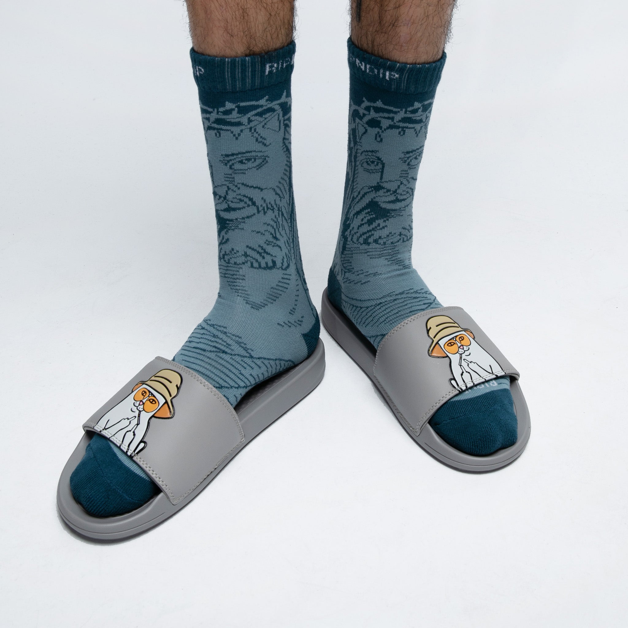 371818 Nermal S Thompson Slides (Grey)