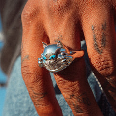 RIPNDIP Ripndip x King Ice Nermal Ring (Silver)